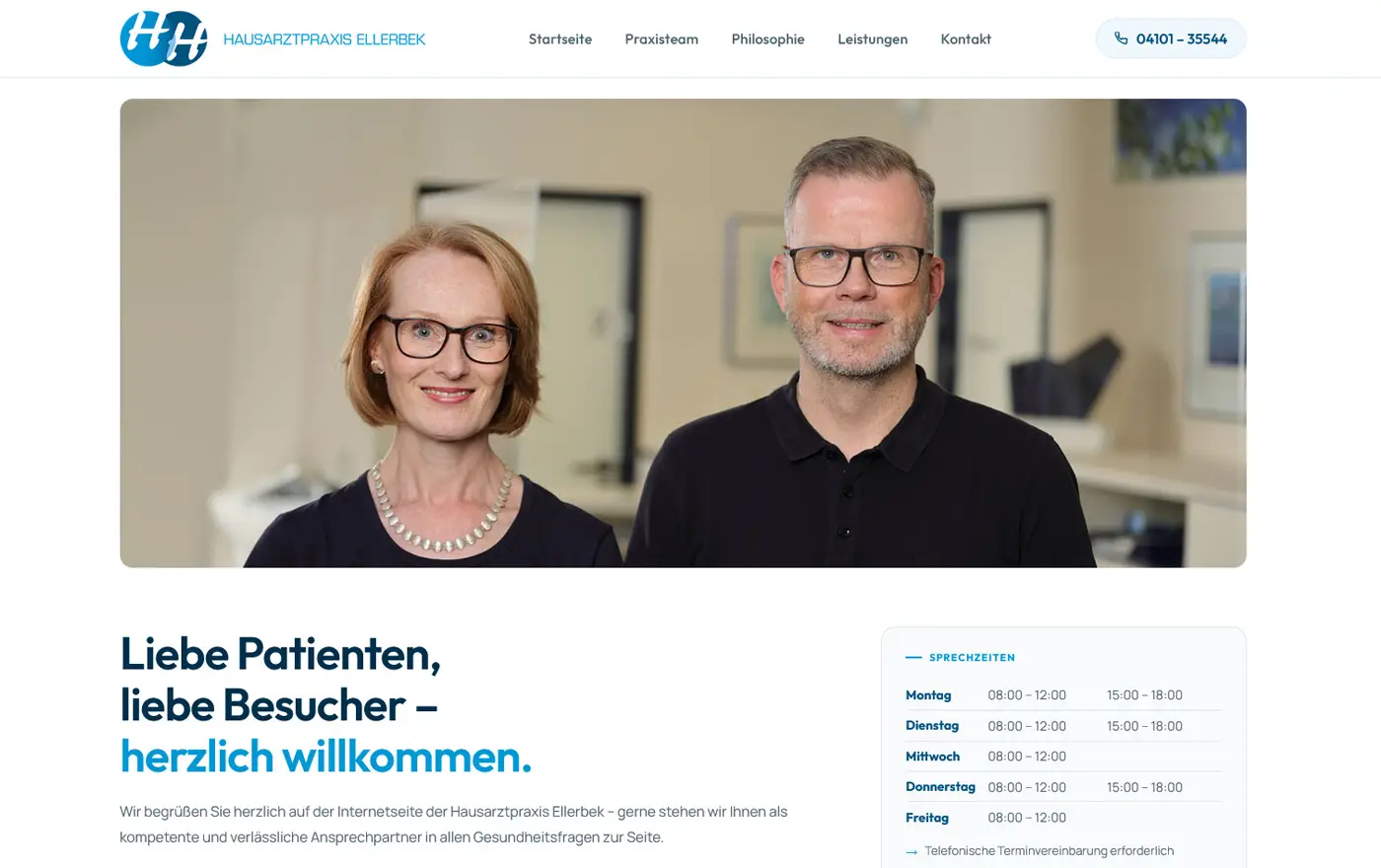 Website Arztpraxis
